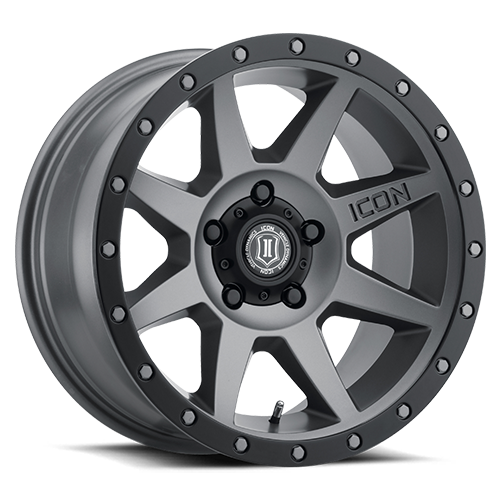 ICON Rebound 18x9 5x150 25mm Offset 6in BS 110.1mm Bore Titanium Wheel