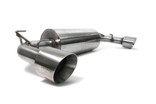 Perrin 2.5" Catback Exhaust Dual Tip w/Resonator - Brushed for BRZ / FRS / 86