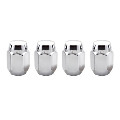 McGard Hex Lug Nut (Cone Seat) M12X1.25 / 13/16 Hex / 1.28in. Length (4-Pack)
