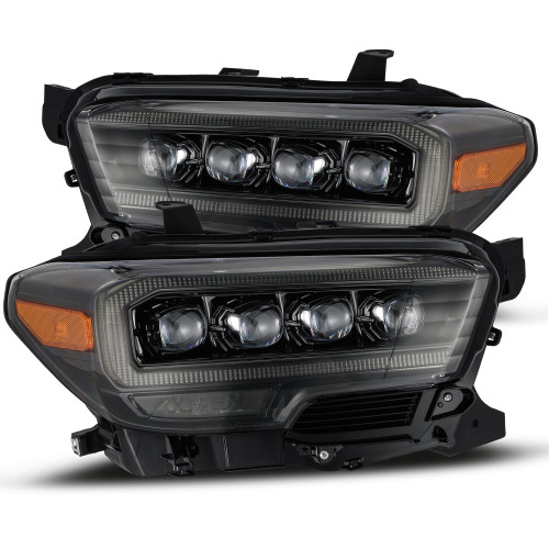 AlphaRex NOVA LED Projector Headlight Alpha Black for 16-20 Toyota Tacoma