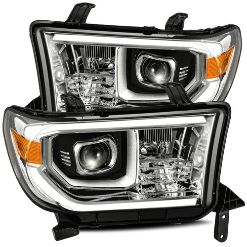 AlphaRex PRO-Series Projector Headlights Chrome for 07-13 Toyota Tundra