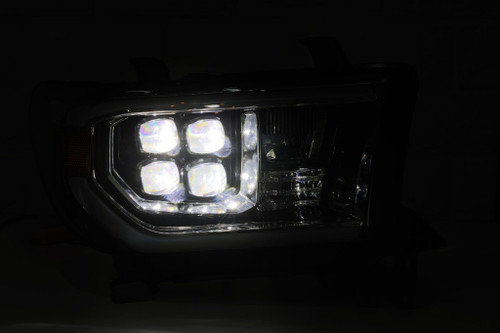 AlphaRex NOVA LED Projector Headlights Black for 08-13 Toyota Sequoia