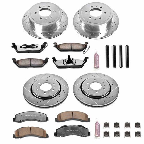 Power Stop Front & Rear Z36 Truck & Tow Brake Kit for 10-11 Ford F-150