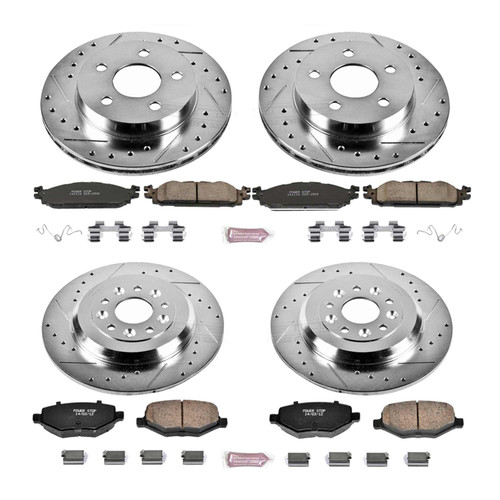 Power Stop Front & Rear Z23 Evolution Sport Brake Kit for 11-19 Ford Explorer
