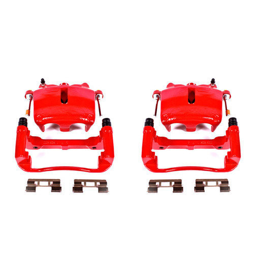 Power Stop Front Red Calipers w/Brackets for 05-08 Ford F-150