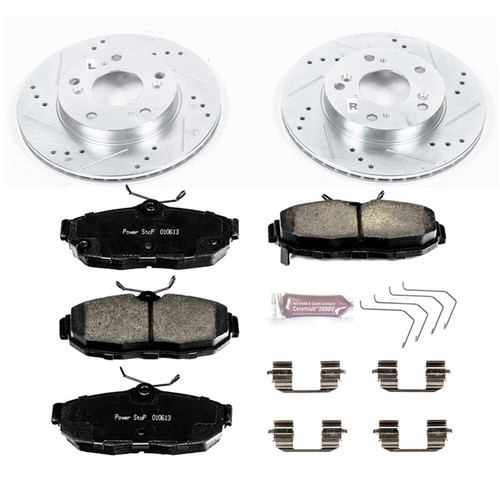 Power Stop Front Z23 Evolution Sport Brake Kit for 12-15 Honda Civic