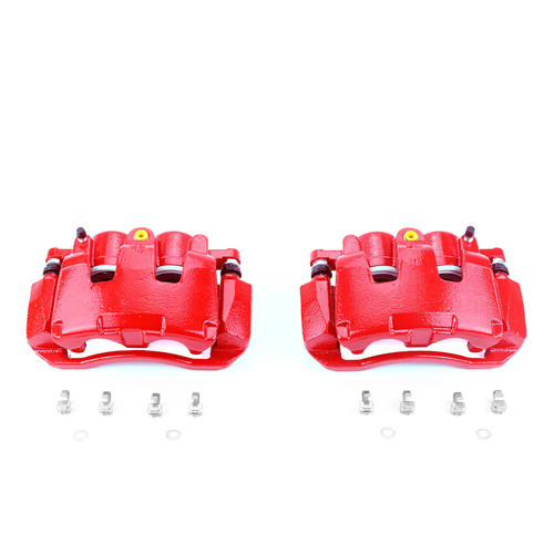 Power Stop Front Red Calipers w/Brackets for 07-09 Chrysler Aspen