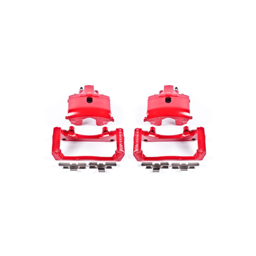 Power Stop Rear Red Calipers w/Brackets for 07-09 Chrysler Aspen