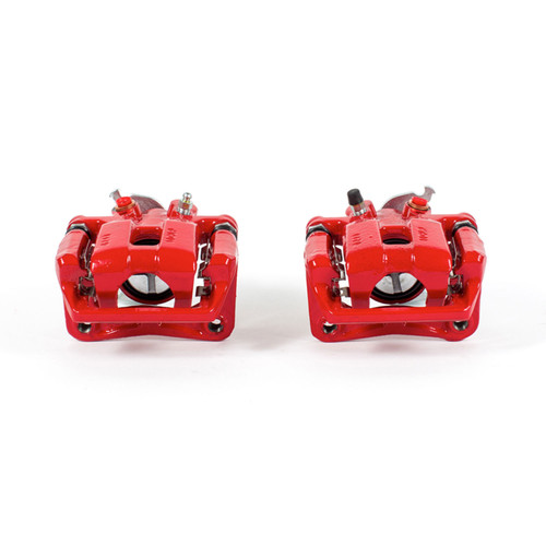 Power Stop Rear Red Calipers w/Brackets for 09-14 Acura TSX