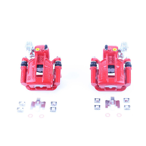 Power Stop Rear Red Calipers w/Brackets for 94-01 Ford Mustang Cobra