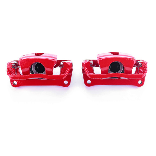 Power Stop Rear Red Calipers w/Brackets for 12-17 Ford F-150