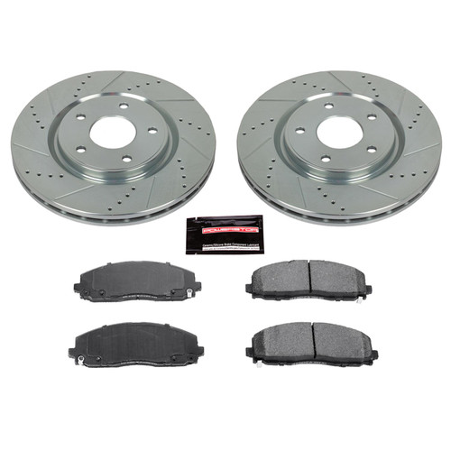 Power Stop Front Z23 Evolution Sport Brake Kit for 17-19 Chrysler Pacifica