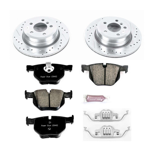 Power Stop Rear Z23 Evolution Sport Brake Kit for 07-15 BMW X5
