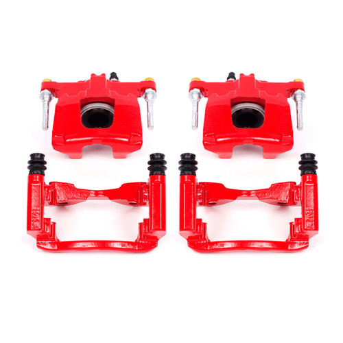 Power Stop Rear Red Calipers w/Brackets for 07-11 Dodge Nitro