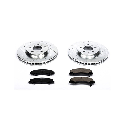 Power Stop Front Z23 Evolution Sport Brake Kit for 06-11 Buick Lucerne V6