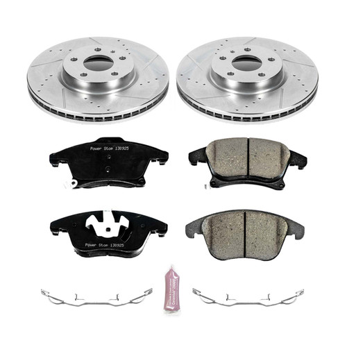 Power Stop Front Z23 Evolution Sport Brake Kit for 13-19 Ford Fusion