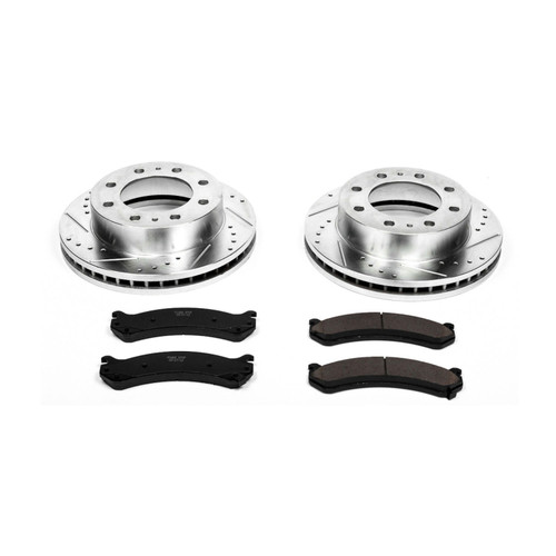 Power Stop Front Z23 Evolution Sport Brake Kit for 02-04 Avalanche 2500
