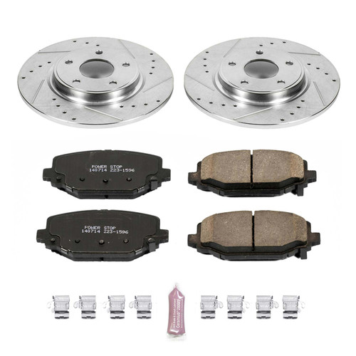 Power Stop Rear Z23 Evolution Sport Brake Kit for 12-16 Chrysler Town & Country