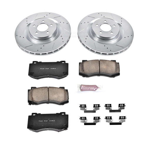 Power Stop Front Z23 Evolution Sport Brake Kit for 05-10 Chrysler 300 SRT-8