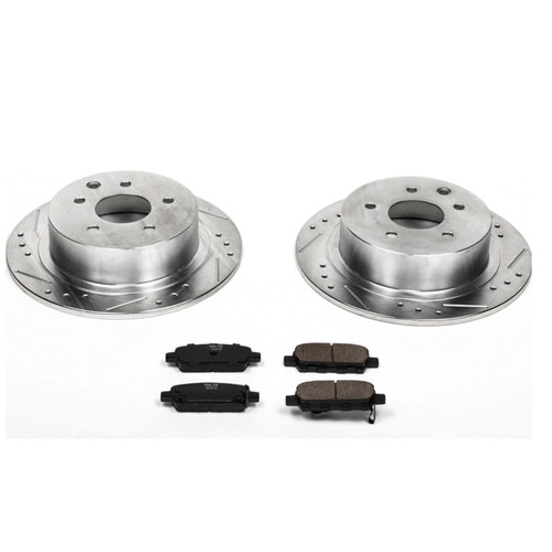 Power Stop Rear Z23 Evolution Sport Brake Kit for 02-06 Nissan Altima