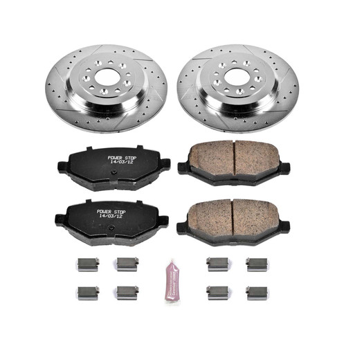 Power Stop Rear Z23 Evolution Sport Brake Kit for 11-15 Ford Edge