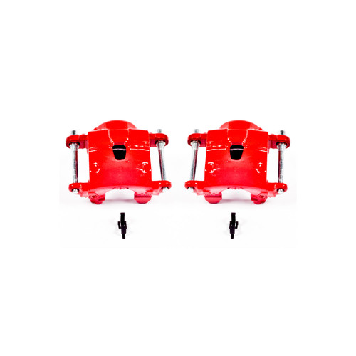 Power Stop Front Red Calipers w/o Brackets for 78-85 Avanti II