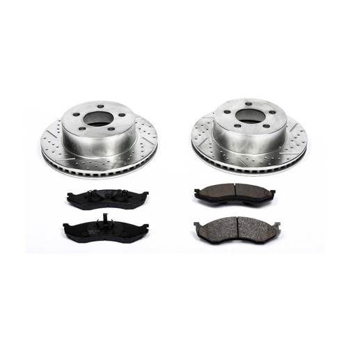 Power Stop Front Z23 Evolution Sport Brake Kit for 99-01 Jeep Cherokee