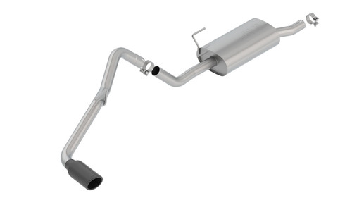 Borla 05-19 Nissan Frontier 4.0L V6 AT/MT Regular Cab S-type Exhaust (2wd/4wd) - Black Chrome Tip