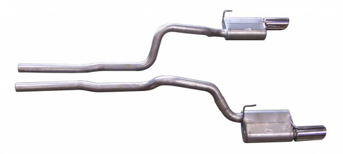 Gibson Dual Exhaust Stainless for 05-10 Ford Mustang GT Shelby 5.4L