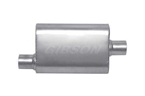 Gibson MWA Offset/Center Oval Muffler Stainless
