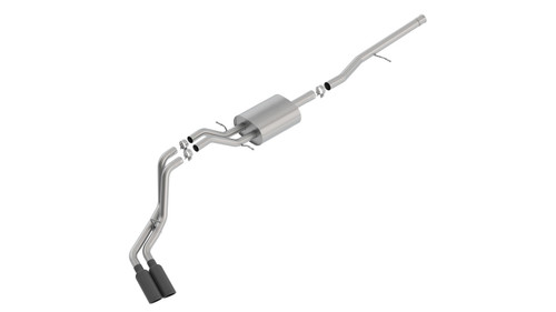 Borla 14-18 Silv/Sierra C/B Exh ATAK 1500 5.3L V8 Ext Cab(78.7) Crew Cab(69.3) 143.5 WB Black Chrome
