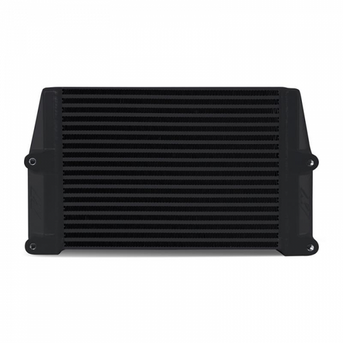 Mishimoto Heavy-Duty Oil Cooler - 10in. Same-Side Outlets - Black