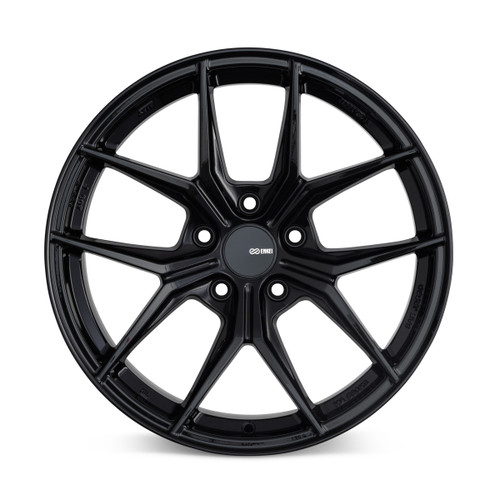 Enkei TSR-X 18x8.5 38mm Offset 5x114.3 72.6mm Bore Gloss Black Wheel