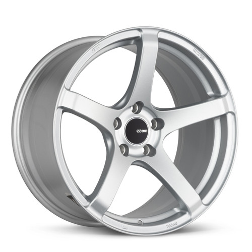 Enkei Kojin 18x8 40mm Offset 5x114.3 72.6mm Bore Matte Silver Wheel