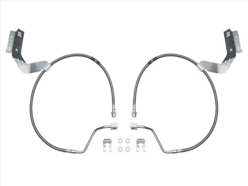 ICON Front 4.5 & 7in Extended SS Brake Line Kit for 2017+ Ford F-250/F-350