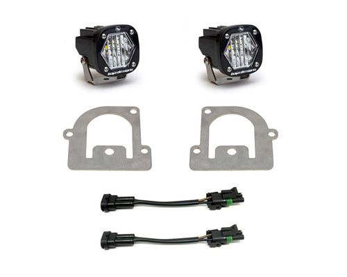 Baja Designs S1 WC LED Fog Pocket Light Kit - Clear for 21+ Ford Bronco Sport