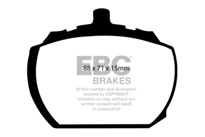 EBC Greenstuff Front Brake Pads for 73-76 Mg MGB GT V8 3.5