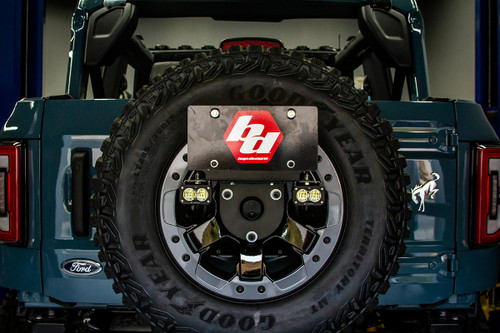 Baja Designs Dual S2 Sport W/C Reverse Kit w/Lic Plate for 2021+ Ford Bronco