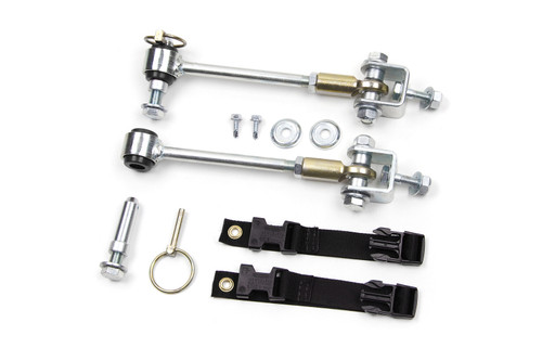 Zone Offroad Sway Bar Disconnects for 0-2" Lift Kit for 97-06 Jeep Wrangler TJ