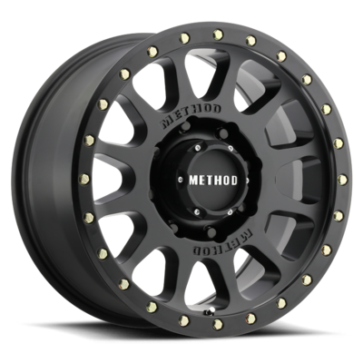 Method MR305 NV HD 18x9 +18mm Offset 8x180 130.81mm CB Matte Black Wheel