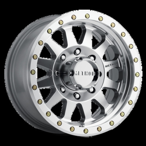 Method MR304 Double Standard 17x8.5 0mm Offset 5x5.5 108mm CB Machined Lip Wheel