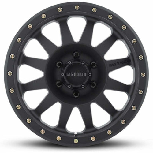 Method MR304 Double Standard 15x10 -50mm Offset 5x4.5 83mm CB Matte Black Wheel