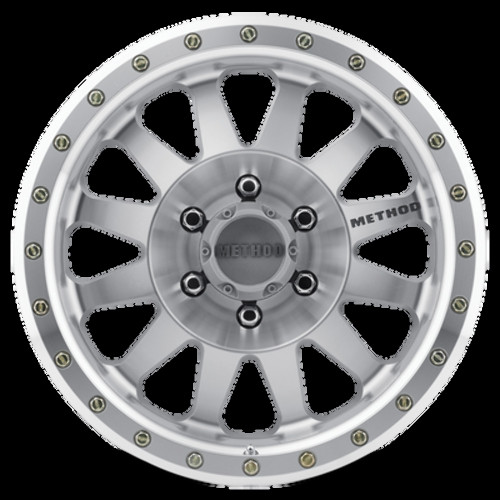 Method MR304 Double Standard 17x8.5 0mm Offset 6x135 94mm CB Machined/Clear Coat Wheel