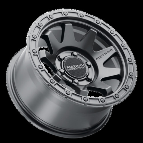 Method MR317 17x8.5 0mm Offset 8x6.5 130.81mm CB Matte Black Wheel