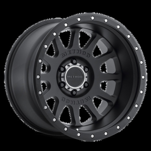Method MR605 NV 20x10 -24mm Offset 5x5 71.5mm CB Matte Black Wheel