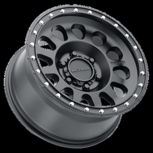 Method MR315 17x8.5 +25mm Offset 8x180 130.81mm CB Matte Black Wheel