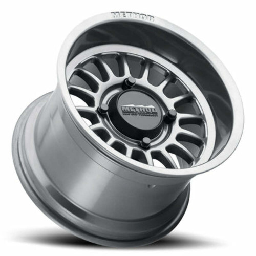 Method MR411 15x10 6+4/+25mm Offset 4x156 132mm CB Gloss Titanium Wheel