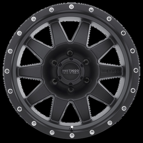 Method MR301 The Standard 17x9 -12mm Offset 5x5.5 108mm CB Matte Black Wheel