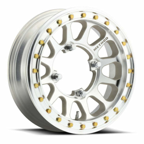 Method MR401-R UTV Beadlock 15x5 2.5+2.5/0mm Offset 4x156 Raw Machined Wheel