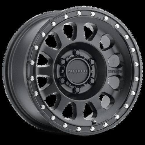Method MR315 17x8.5 0mm Offset 6x135 87mm CB Matte Black Wheel